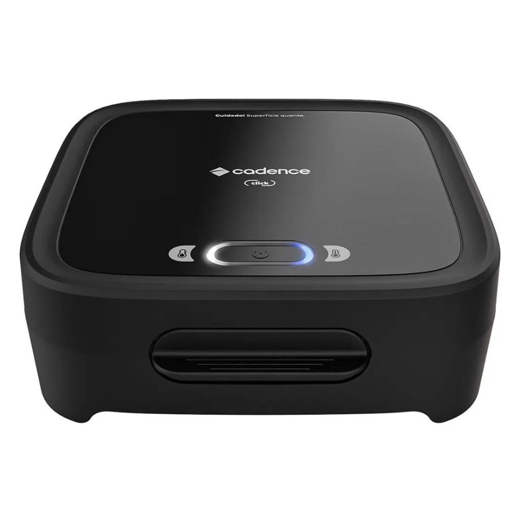 Grill + Sanduicheira Cadence Click Preto - 110v San400