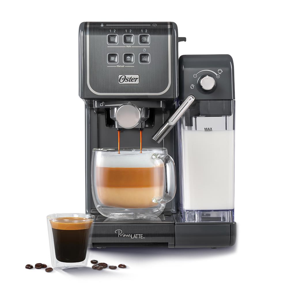 Cafeteira Expresso Oster Primalatte Touch Cinza 110v - Bvstem6801m