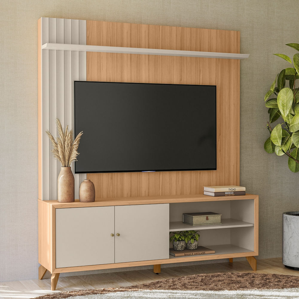 Estante Home TV 60 Polegada Valenca Linea Brasil | Multiloja | Multiloja